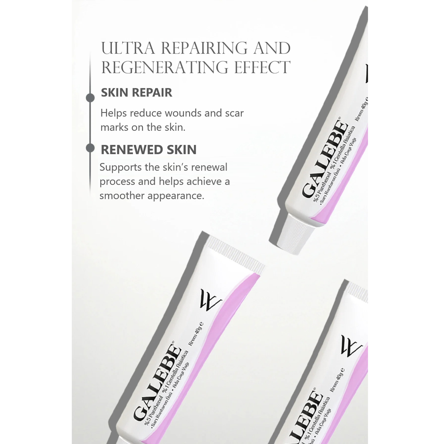Uraw Galebe Repair Cream (Skin Regenerating, Scar-Reducing, and Restorative Care Cream) - 40 g