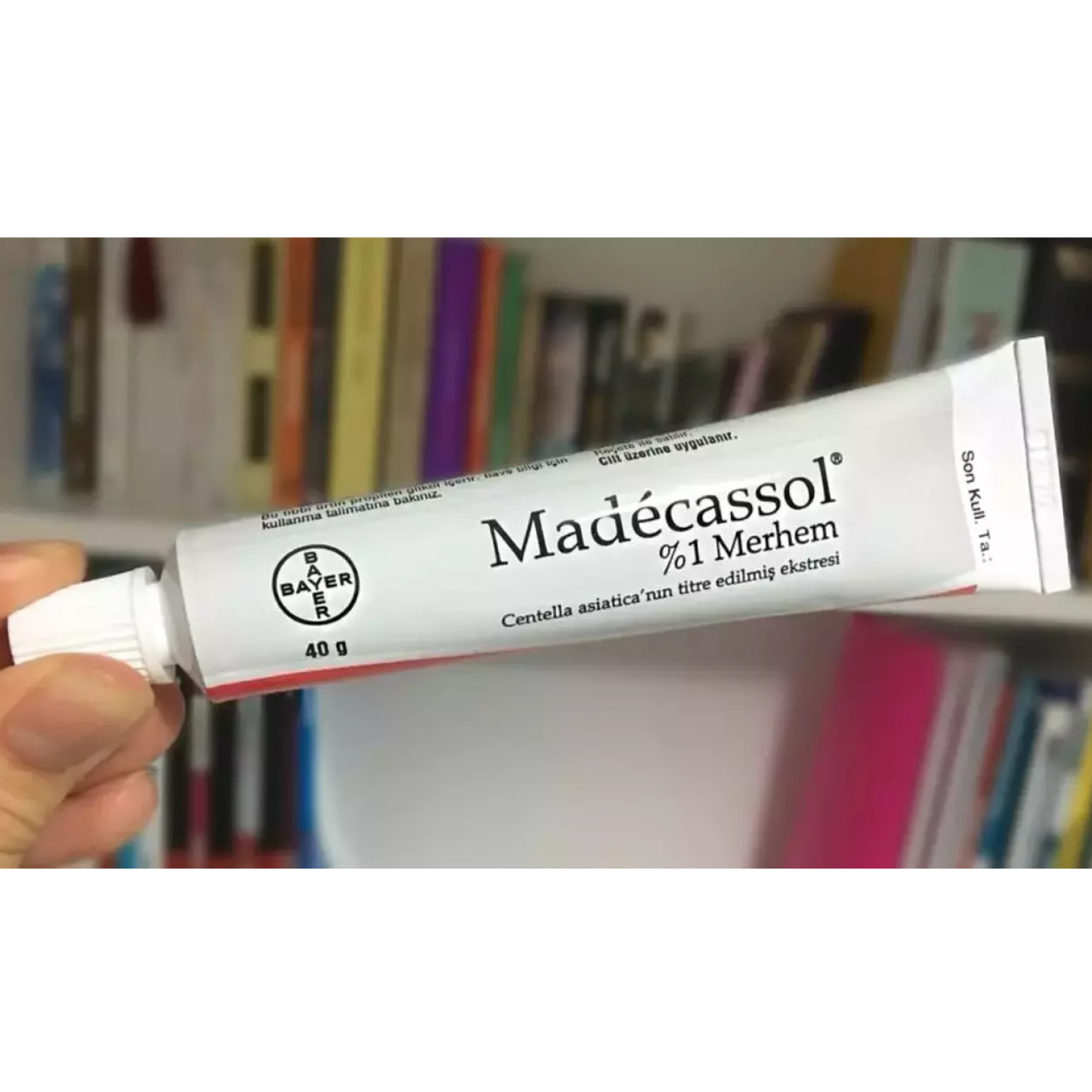 MADECASSOL  Cream 40g (Centella Asiatica 1%) for Scars, Spots, Burns, Scar Cream, Scar Ointment, Scar Gel, Scar Removal, Scar Cream, Scar Treatment