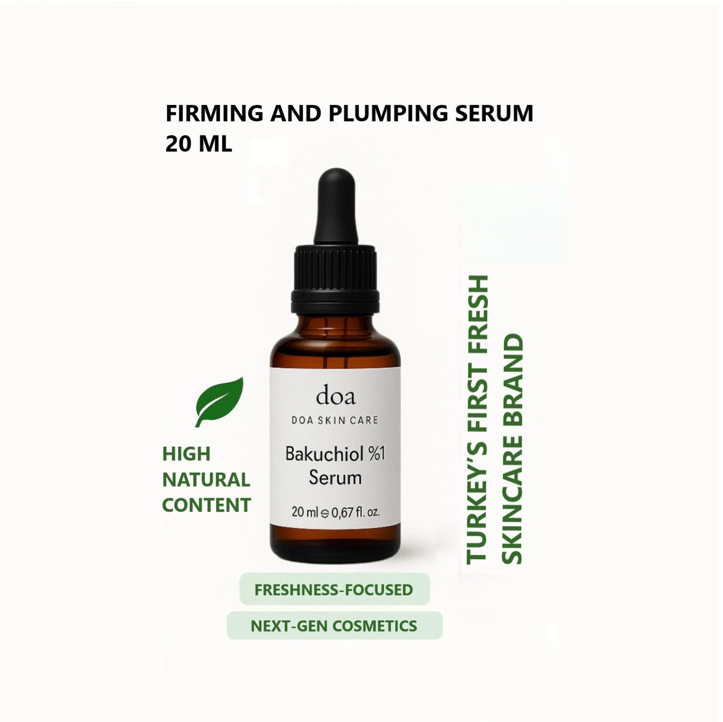 Plant-Based Bakuchiol 1% Serum – Retinol Alternative 20ml