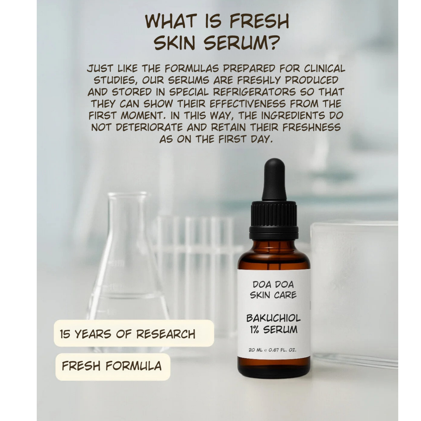 Plant-Based Bakuchiol 1% Serum – Retinol Alternative 20ml