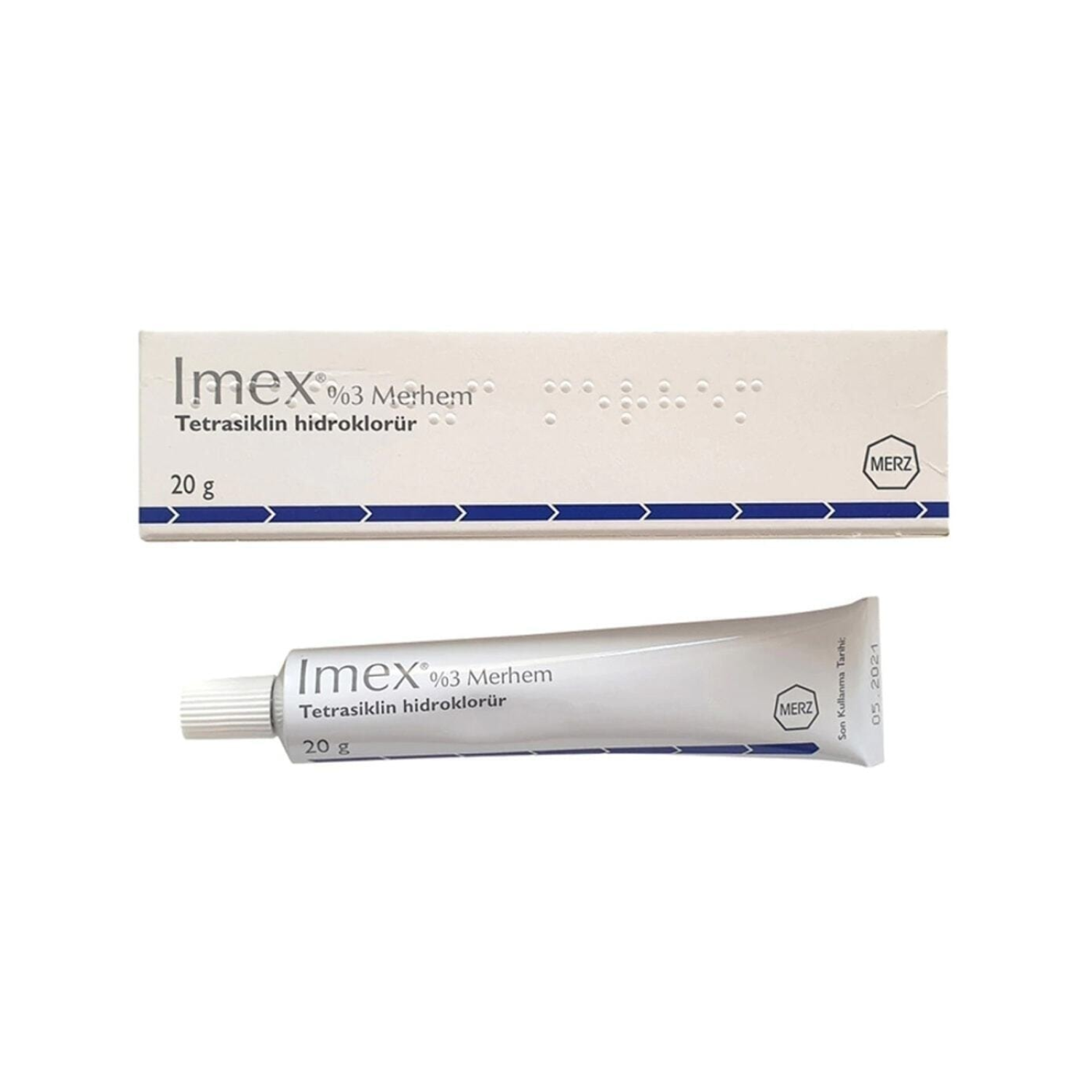 Imex Acne Cream 20 g – Antibacterial Ointment with 3% Tetracycline for Acne and Blemish Treatment