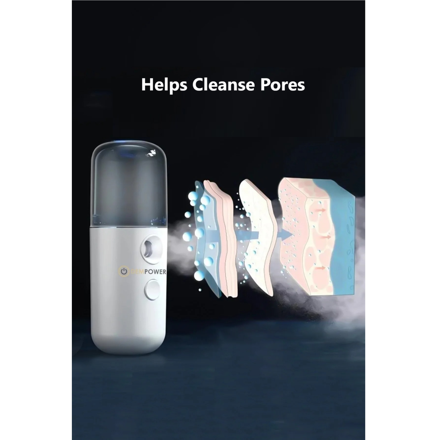 Spray Facial Moisturizer – Cold Mist Facial Sauna for Natural Skin Hydration