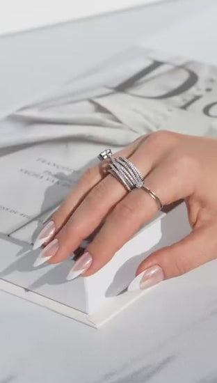 Medium Pink Almond Press-On Nails (24 Pieces) - Directly Applicable with Glossy Finish